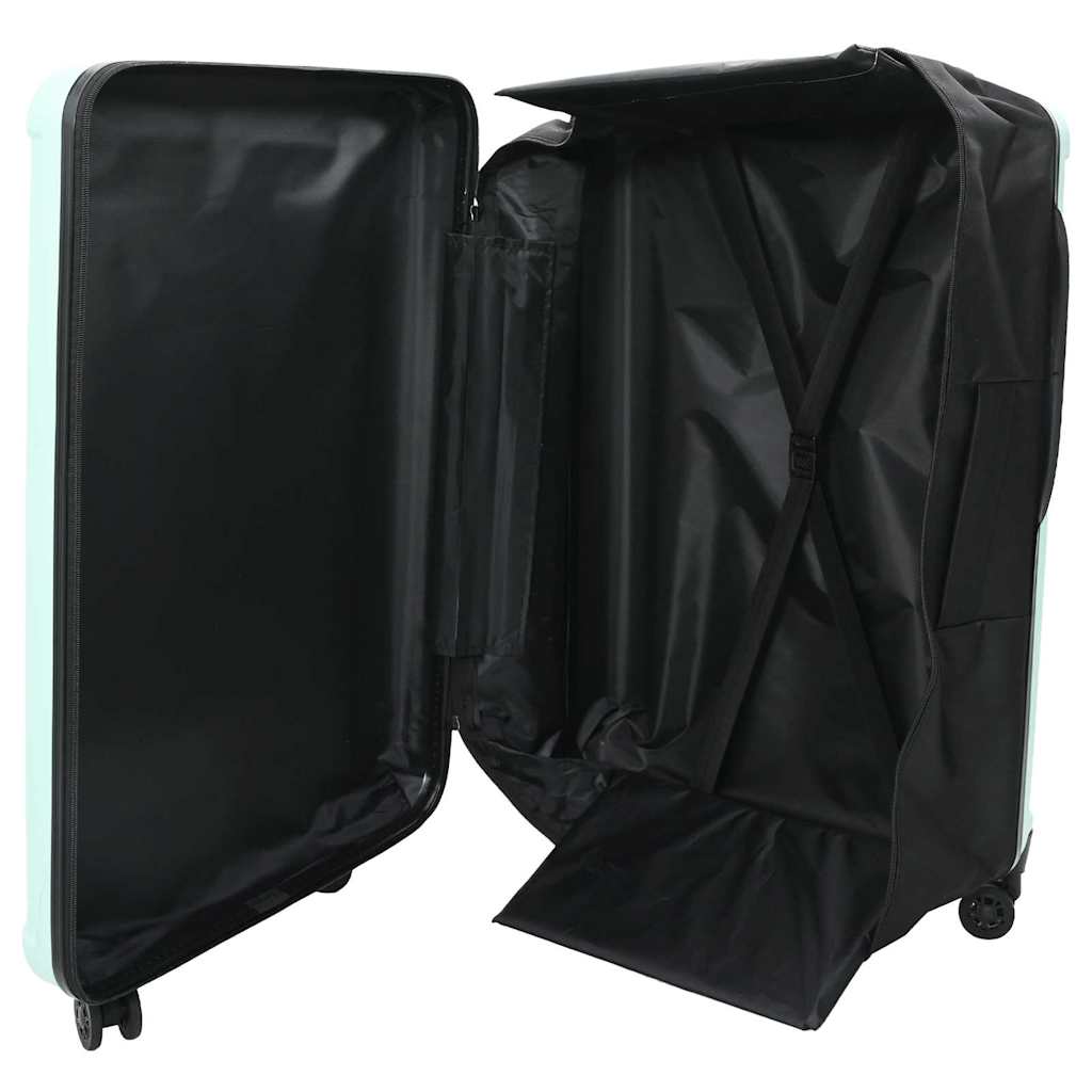 Suitcase Folding 50 x 30 x 76 cm ABS Plastic 28 inches Mint green