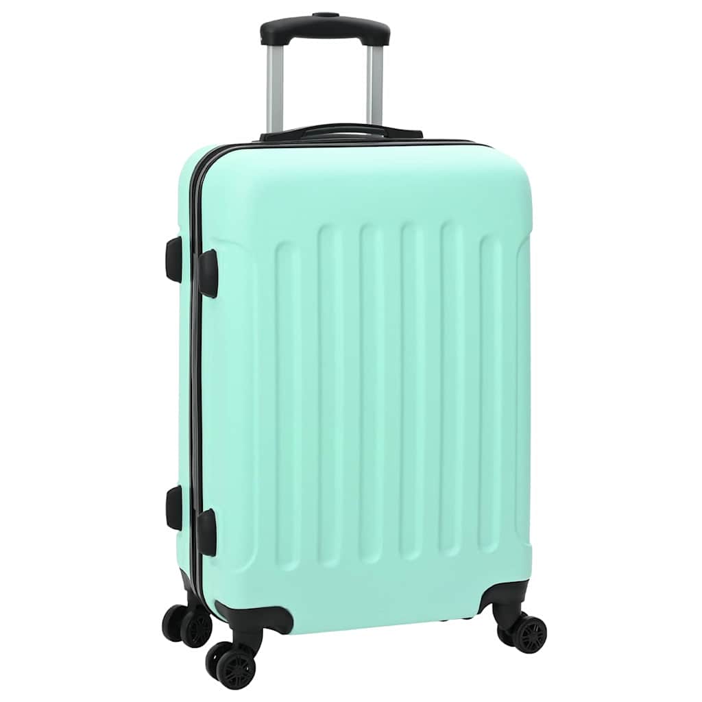 vidaXL Suitcase with Lock 3 pcs Mint Green 50 x 31 x 78 cm ABS Plastic 2