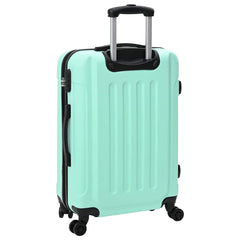 vidaXL Suitcase with Lock 3 pcs Mint Green 50 x 31 x 78 cm ABS Plastic 6