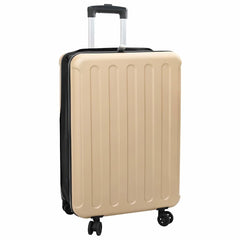 vidaXL Suitcase Folding Champagne 43 x 27 x 66 cm ABS Plastic 1