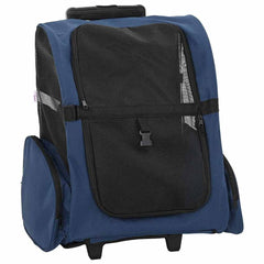 Pet Trolley 3-in-1 Design 48x32x(57-106) Oxford Fabric Blue