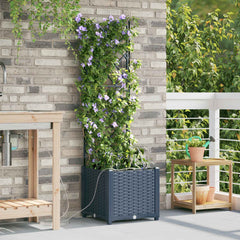 vidaXL Garden Planter PP without Wheel Depth 40 cm Width 40 cm