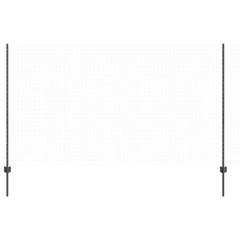 vidaXL Embedded Fence Post 11 pcs Grey 180 cm Powder-Coated Steel 3