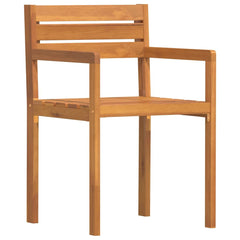 5 Piece Garden Dining Set Solid Wood Acacia Ø70 x 75 cm 2-seater