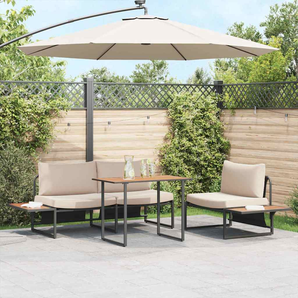 vidaXL Garden Table Brown 100 x 55 x 70 cm Wood 1