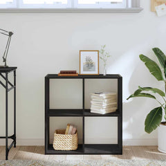 vidaXL Bookcase Black Oak 68.5 x 32 x 68.5 cm 1