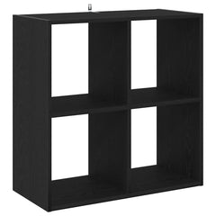 vidaXL Bookcase Black Oak 68.5 x 32 x 68.5 cm 2