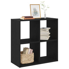 vidaXL Bookcase Black Oak 68.5 x 32 x 68.5 cm 3