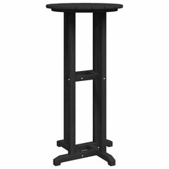 Bar Table 55 x 55 x 107 cm Polyethylene Black