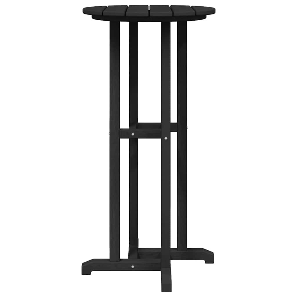 Bar Table 55 x 55 x 107 cm Polyethylene Black