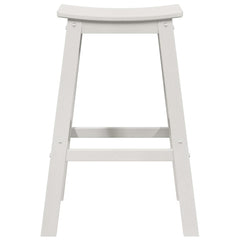 Bar Stool 2 pcs 52 x 43 x 73.5 cm HDPE White