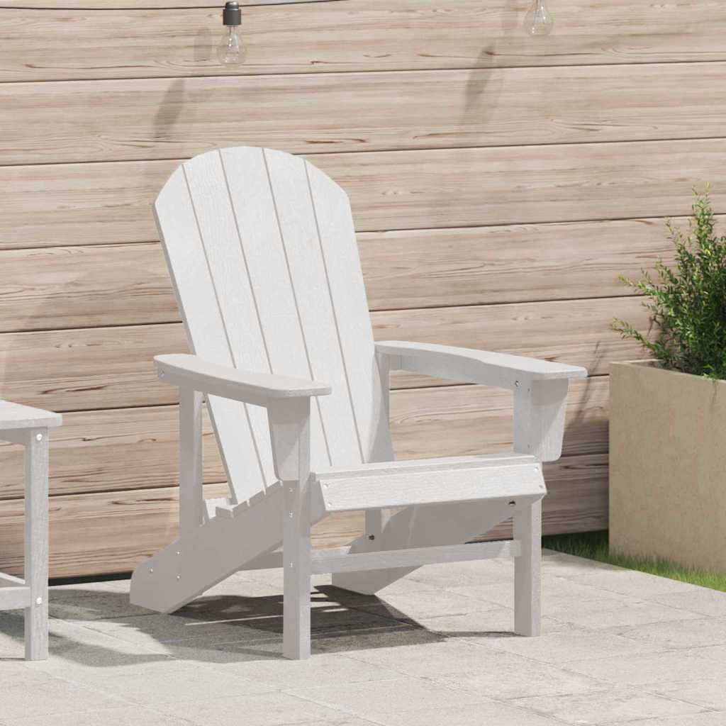 Adirondack Chair HDPE White without footrest