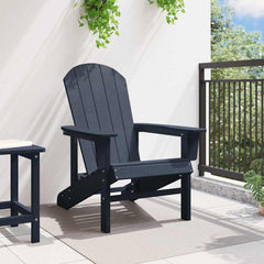 Adirondack Chair HDPE Navy blue without footrest