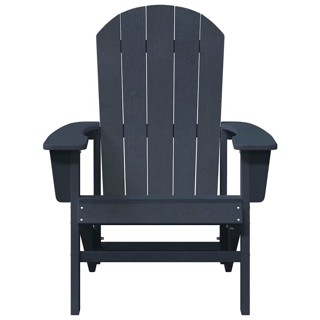 Adirondack Chair HDPE Navy blue without footrest