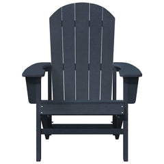 Adirondack Chair HDPE Navy blue without footrest