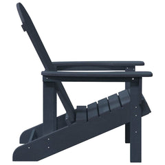 Adirondack Chair HDPE Navy blue without footrest