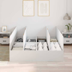 Storage Bed Frame Engineered Wood White