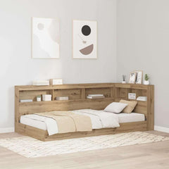 Storage Headboard Engineered Wood Length Artisan oak
