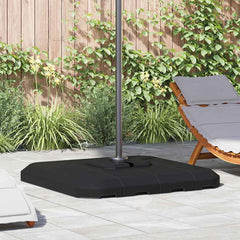 vidaXL Cantilever Umbrella Base 130 Black High-density polyethylene 1