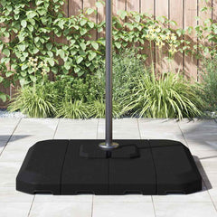 vidaXL Cantilever Umbrella Base 130 Black High-density polyethylene 4
