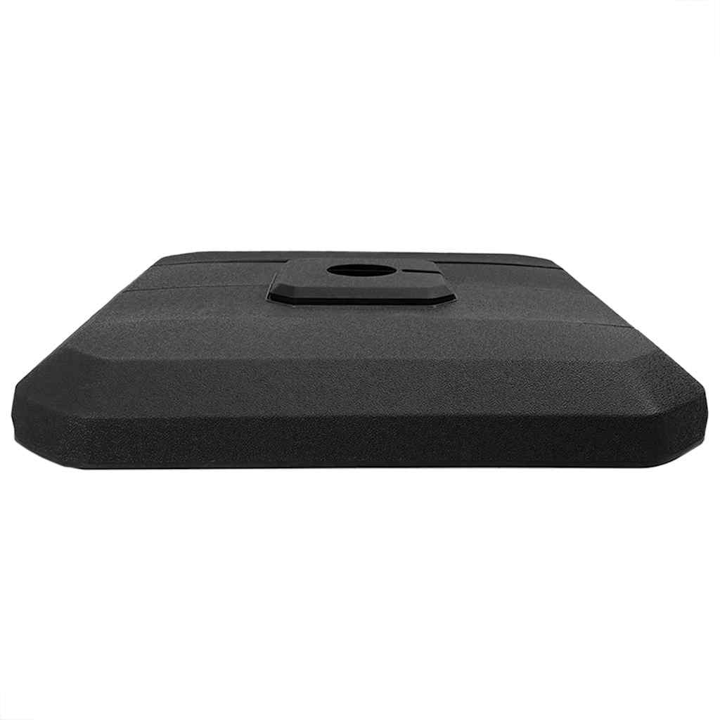 vidaXL Cantilever Umbrella Base 130 Black High-density polyethylene 6