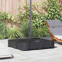 vidaXL Cantilever Umbrella Base 150 Black High-density polyethylene 1
