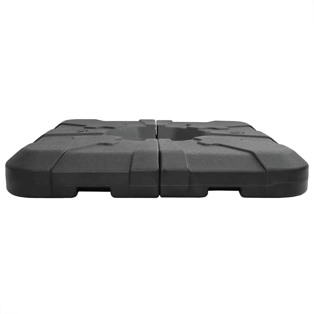vidaXL Cantilever Umbrella Base 110 Black High-density polyethylene 5