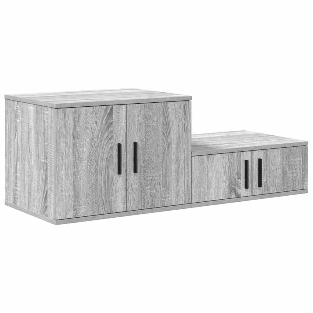 vidaXL Storage Cabinet 2 pcs Grey Sonoma 108 x 41 x 40 cm 5