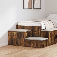 vidaXL Storage Cabinet 2 pcs Smoked Oak 103 x 41 x 40 cm 1