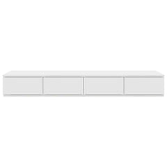 vidaXL Bed Drawers White 120 x 36.5 x 16.5 cm Engineered Wood 6