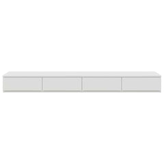 vidaXL Bed Drawers White 140 x 36.5 x 16.5 cm Engineered Wood 6