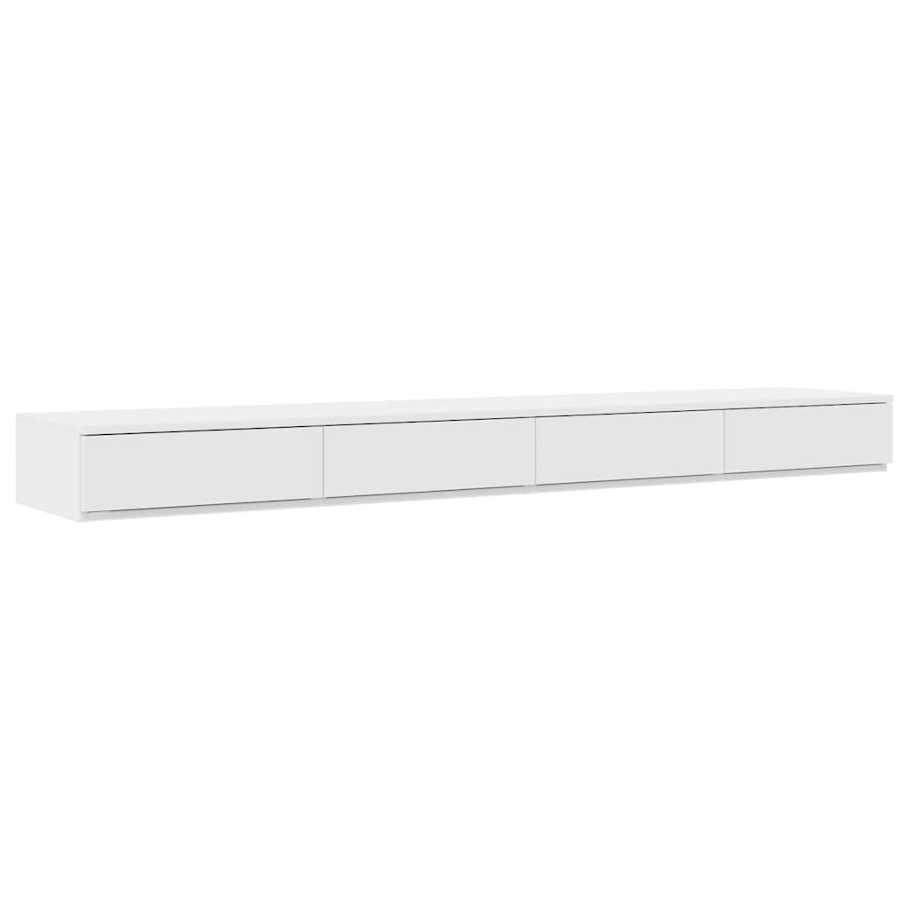 vidaXL Bed Drawers White 180 x 36.5 x 16.5 cm Engineered Wood 2