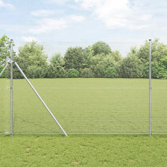 vidaXL Welded Wire Fence 1000 x 160 cm Silver 1