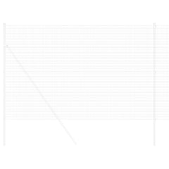 vidaXL Welded Wire Fence 1000 x 160 cm Silver 3