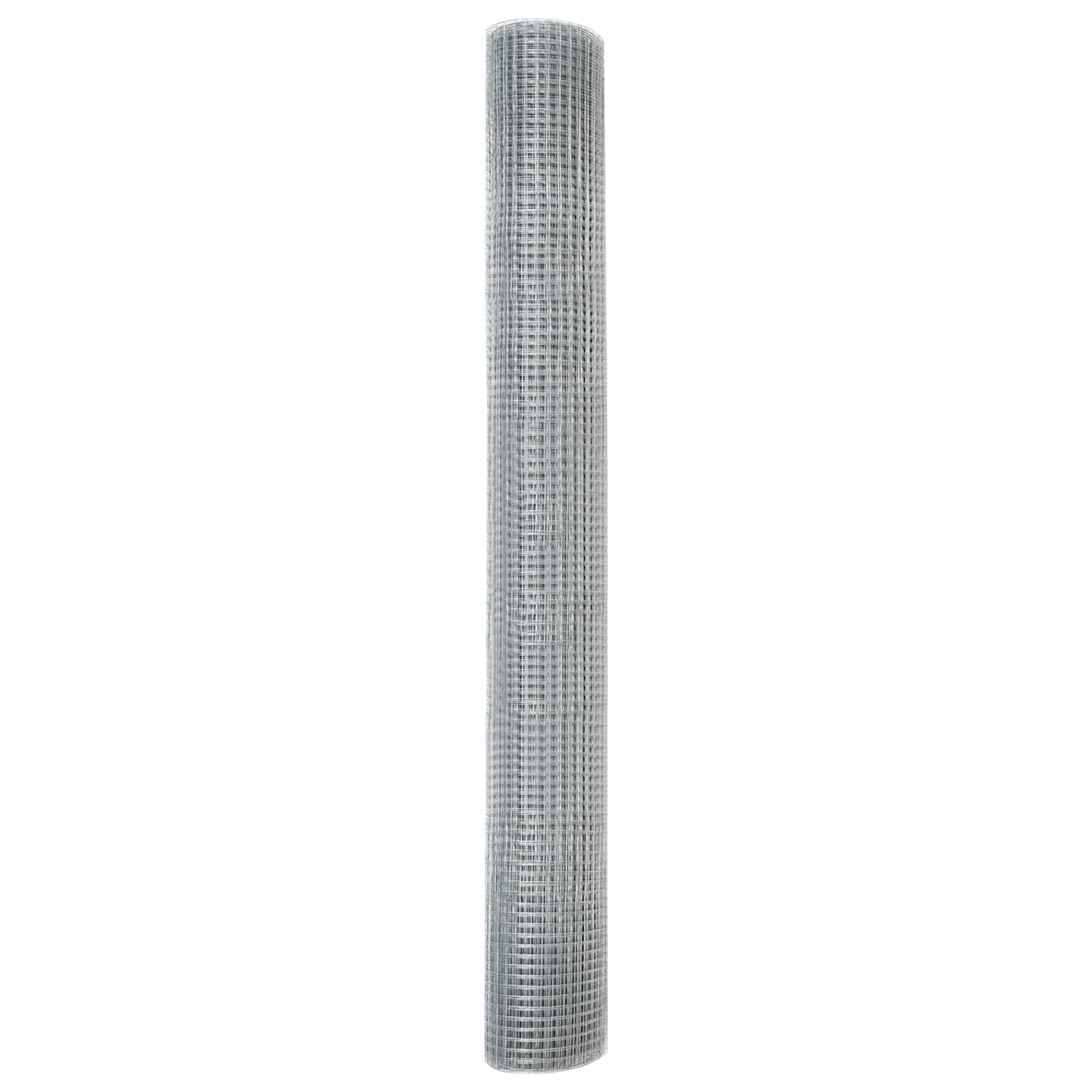 vidaXL Welded Wire Fence 2500 x 140 cm Silver 6