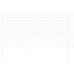 vidaXL Welded Wire Fence 2500 x 140 cm Silver 3