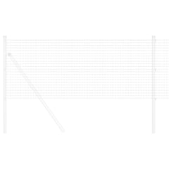 vidaXL Welded Wire Fence 5000 x 50 cm Silver 3