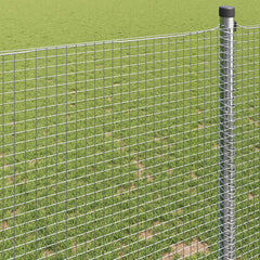 vidaXL Welded Wire Fence 5000 x 100 cm Silver 4
