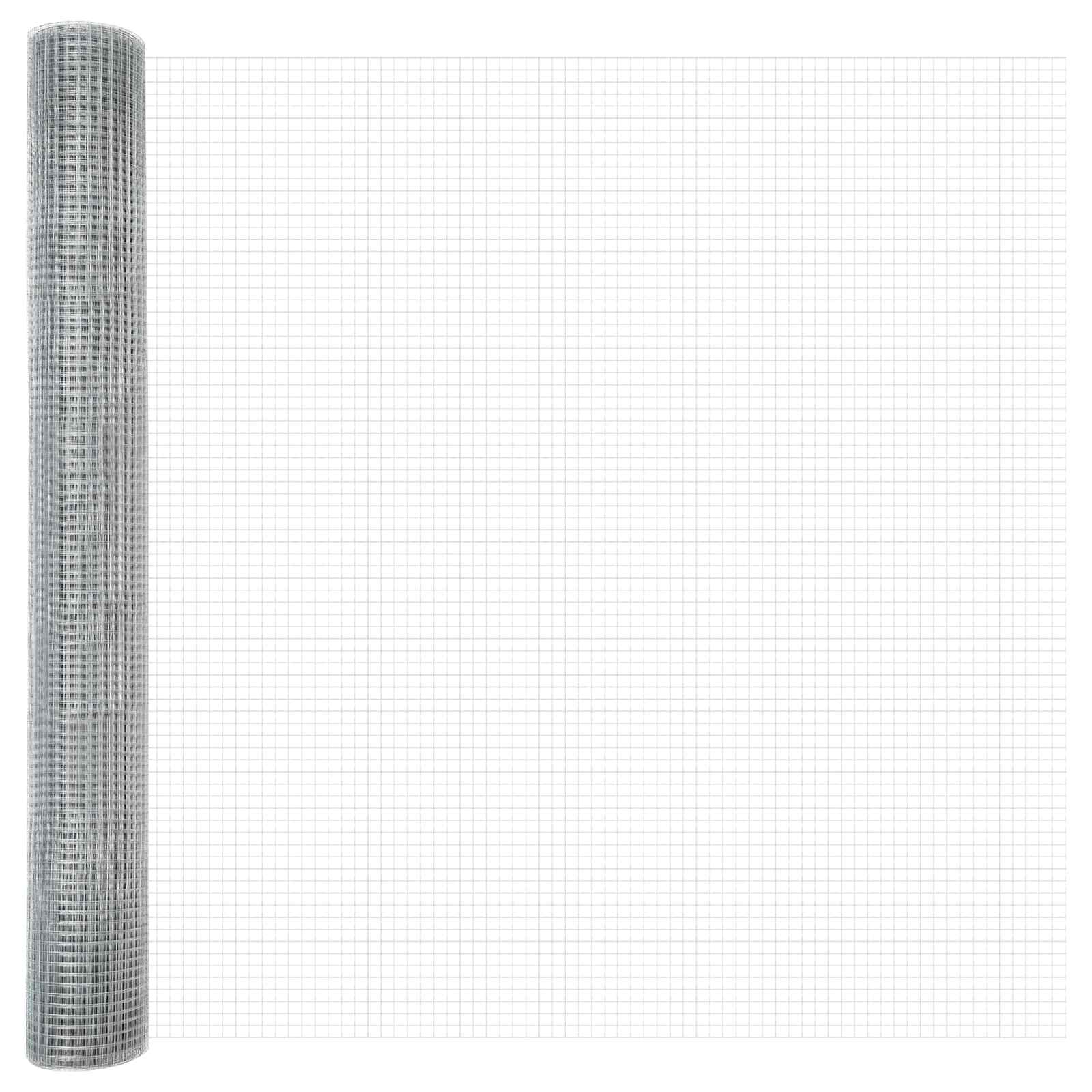 vidaXL Welded Wire Fence 5000 x 100 cm Silver 2