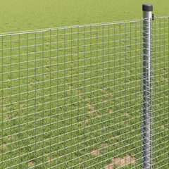 vidaXL Welded Wire Fence 5000 x 100 cm Silver 4