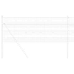 vidaXL Welded Wire Fence 5000 x 100 cm Silver 3