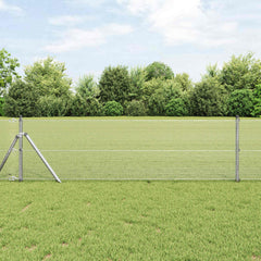 vidaXL Welded Wire Fence 10000 x 50 cm Silver 1