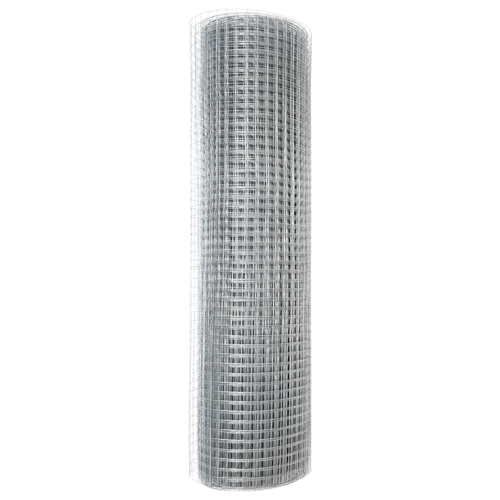 vidaXL Welded Wire Fence 10000 x 50 cm Silver 6