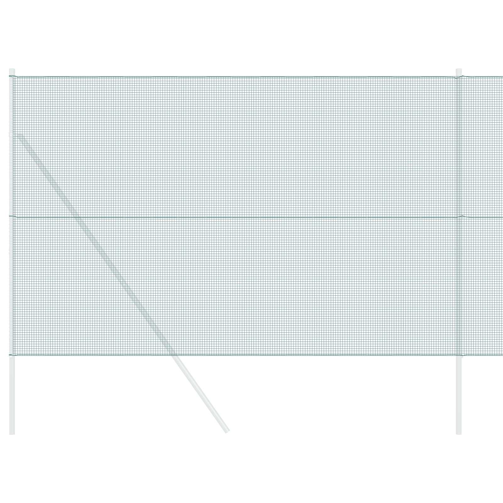 vidaXL Welded Wire Fence 1000 x 160 cm Green 3