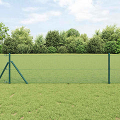 vidaXL Welded Wire Fence 5000 x 50 cm Green 1