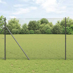 vidaXL Welded Wire Fence 5000 x 60 cm Grey Length 16 mm 50 x 0.6 m – 100 x 1 m
