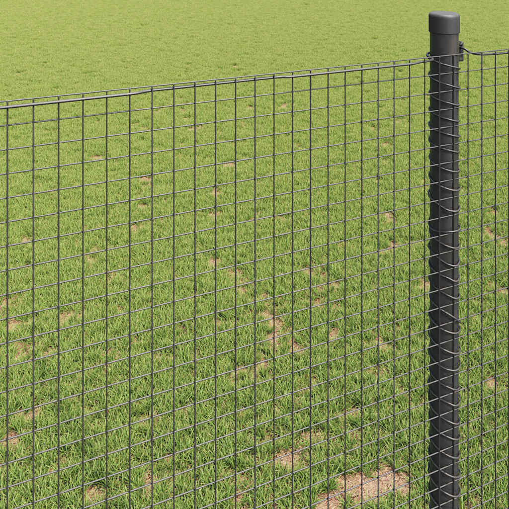 vidaXL Welded Wire Fence 10000 x 60 cm Grey 4
