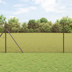 vidaXL Welded Wire Fence 1000 x 150 cm Red 1