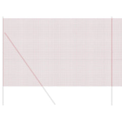 vidaXL Welded Wire Fence 1000 x 150 cm Red 3