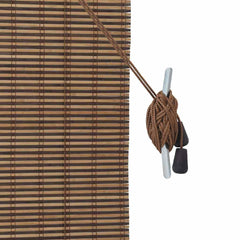 vidaXL Roller Blind Brown 100 x 160 cm Bamboo 6
